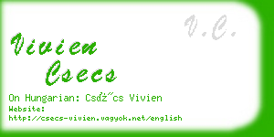 vivien csecs business card